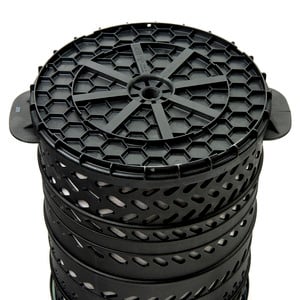 MANN FILTER, 13"DIA X 17.7", 3 - 5 MICR.